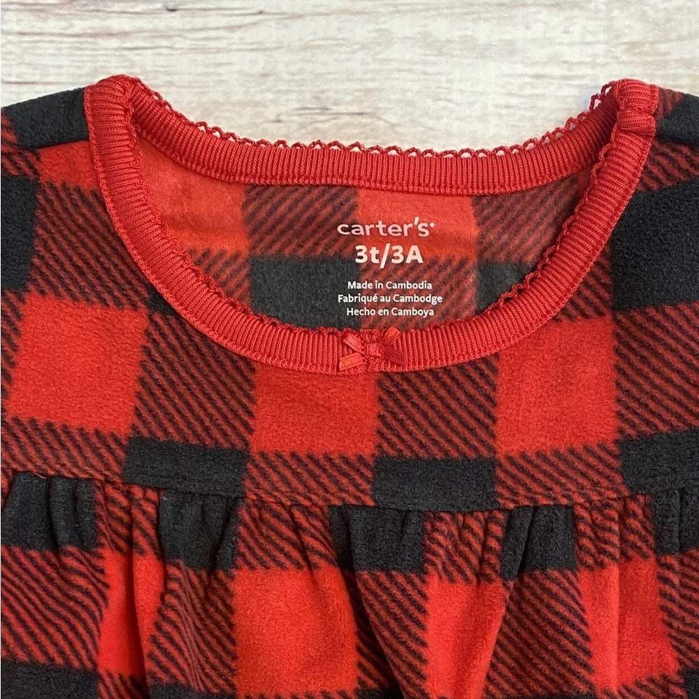 📌🆕 Carter’s • Buffalo Check • Matching Nightgown & Doll Nightgown Set - Picture 9 of 11